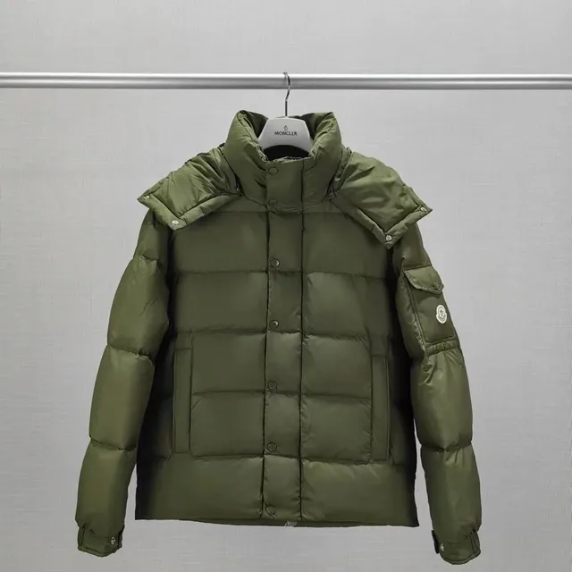 Moncler Puffer Jacket Olive Green
