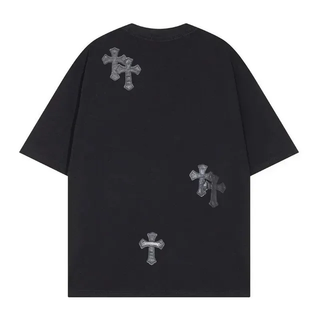 Chrome Hearts T-Shirt Triple Cross Embroidery