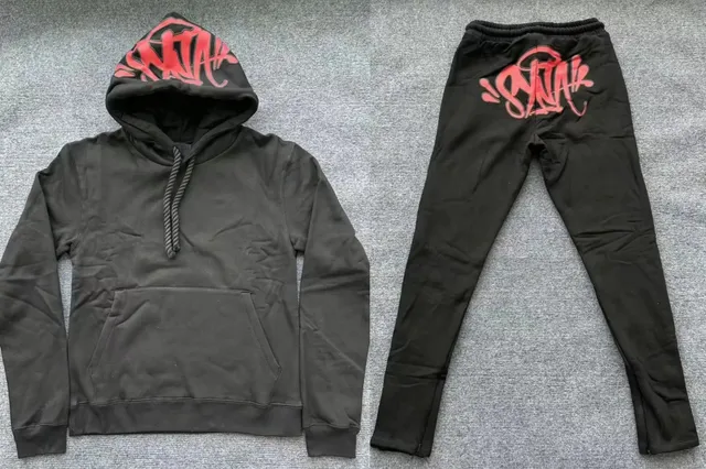 Syna World Hoodie and Joggers Set Graffiti Logo