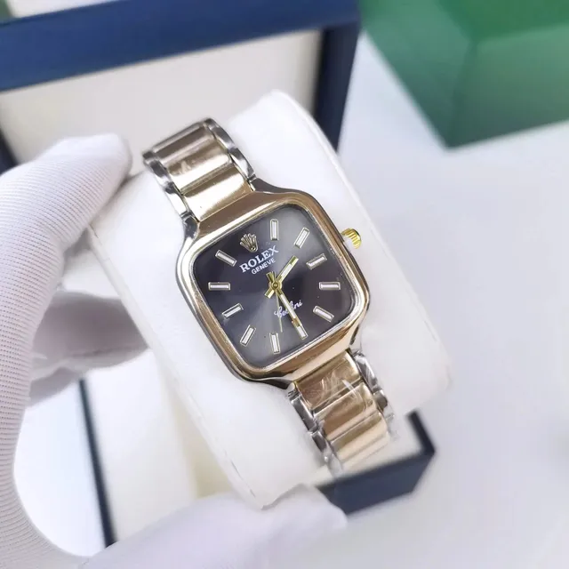 Rolex Oyster Perpetual Two-Tone Square Dial