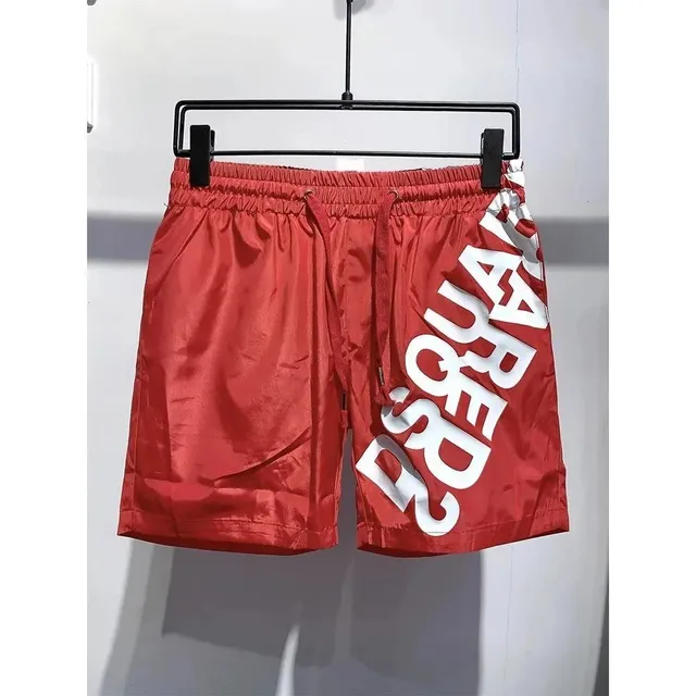 Dsquared2 Logo Shorts Oversized Print