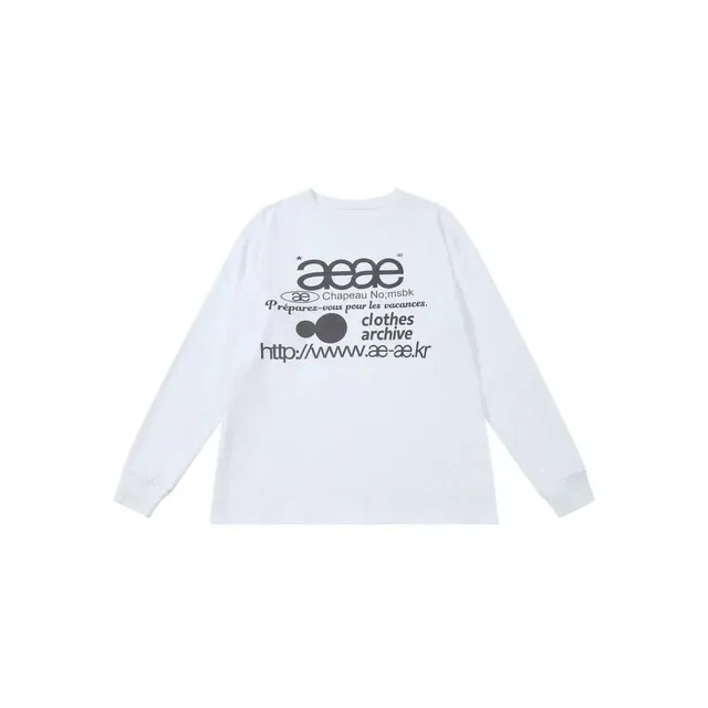 Long Sleeve Tee Clothes Archive Print