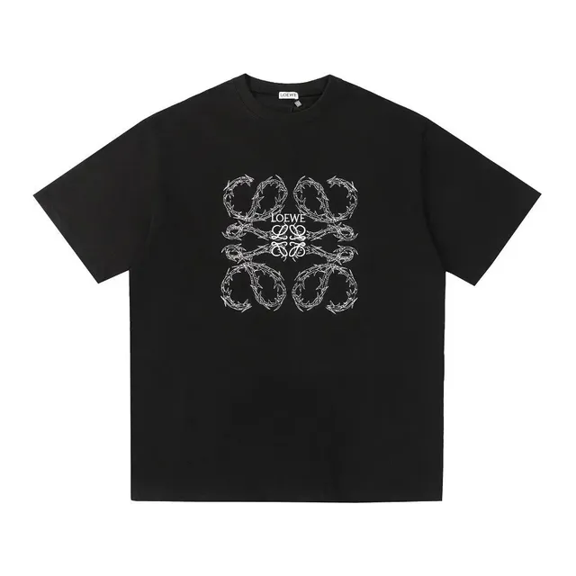 Loewe T-Shirt Barbed Wire Anagram Print