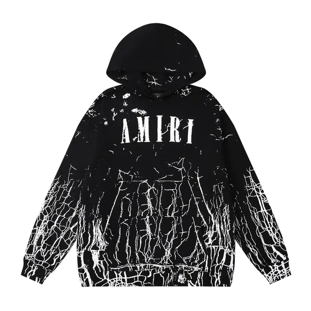 Amiri Hoodie Cracked Print