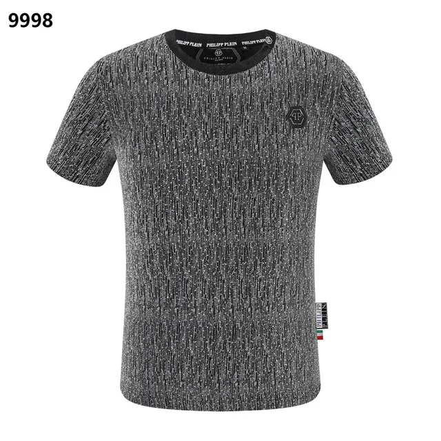 Philipp Plein Knit T-Shirt Metallic Thread