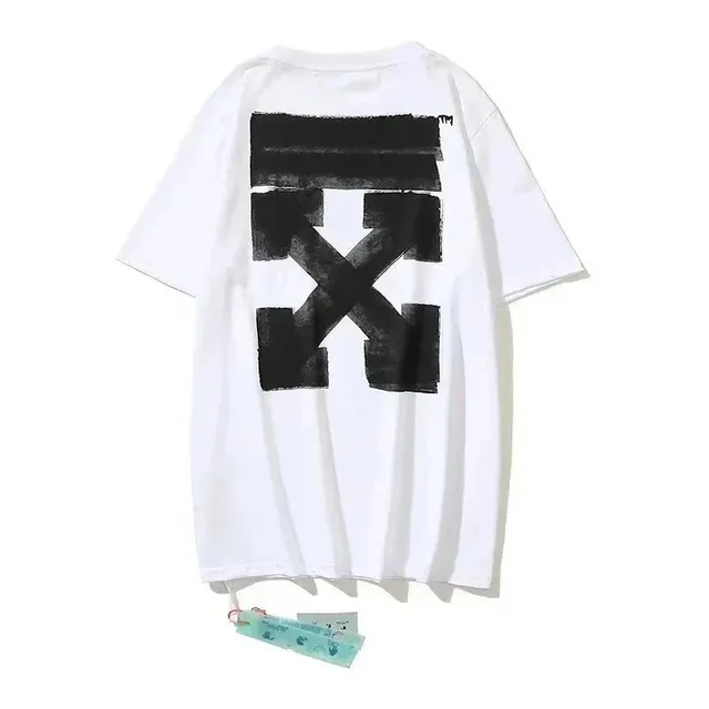 Off-White Arrow Graphic Tee Brushstroke Arrow