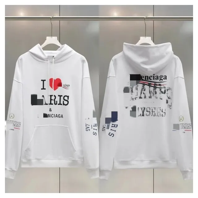 Balenciaga × NOCTA Hoodie I Love Paris Print
