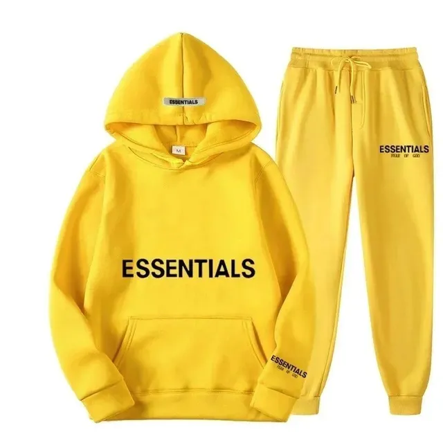 Fear of God Essentials Hoodie and Joggers Set Essentials Logo