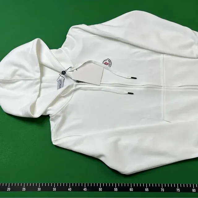 Moncler Zip-Up Hoodie Classic Logo