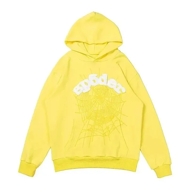 Sp5der Hoodie Spiderweb Embroidery