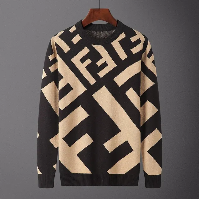 Fendi Knit Sweater FF Logo Intarsia