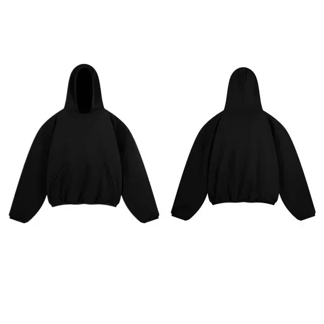 Oversized Hoodie Solid Black