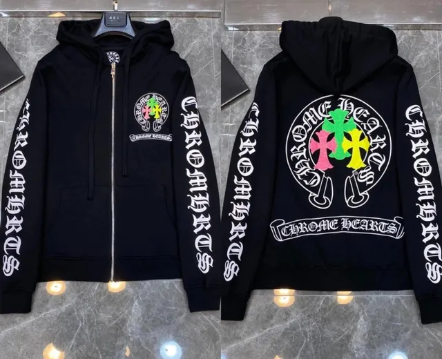 Chrome Hearts Zip-Up Hoodie