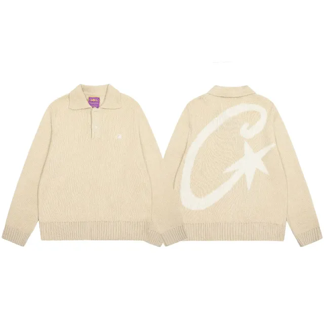Corteiz Polo Knit Sweater Star Logo