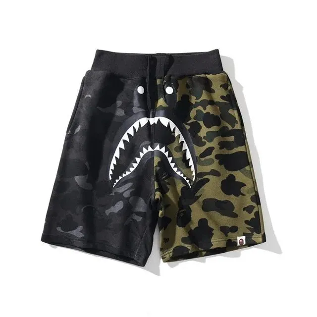 BAPE Shark Shorts Camouflage Shark