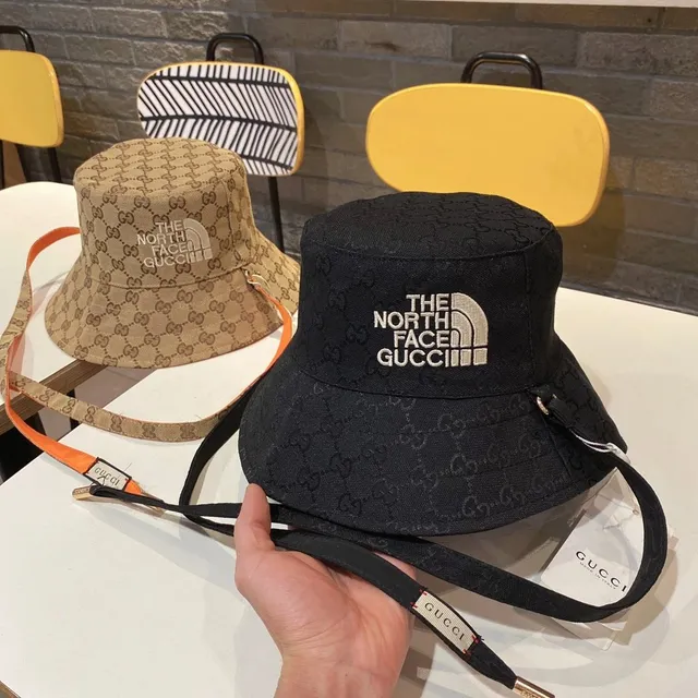 Gucci Bucket Hat GG Monogram x The North Face