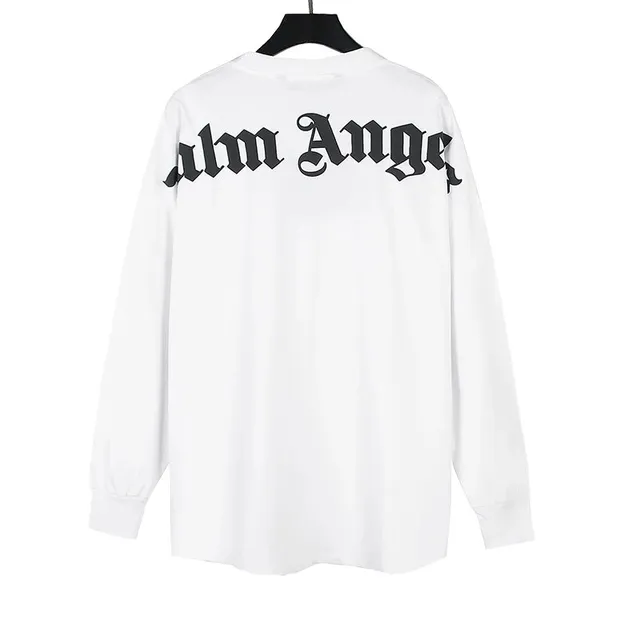 Palm Angels Long-Sleeve Tee Gothic Logo