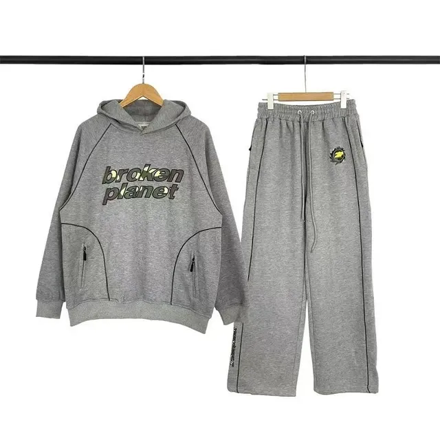 Hoodie and Jogger Set Broken Planet Logo