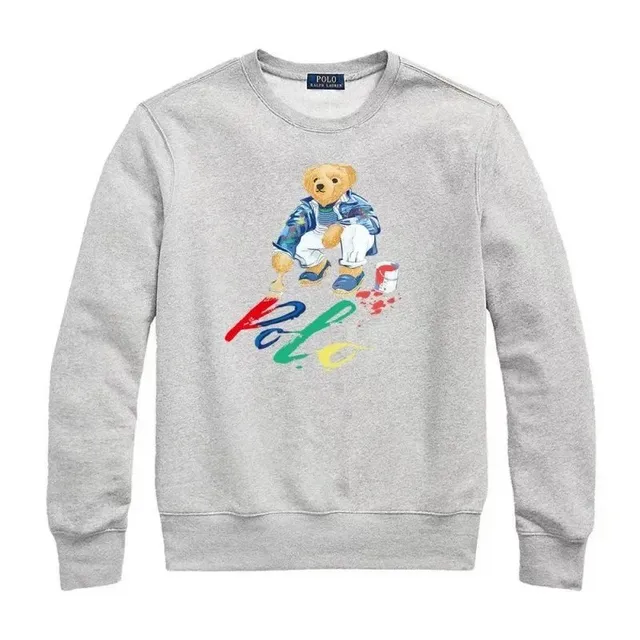 Polo Ralph Lauren Polo Bear Sweatshirt Paint Splatter Graphic