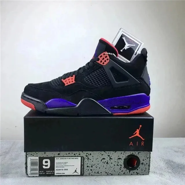 Air Jordan 4 Retro Bred Court Purple