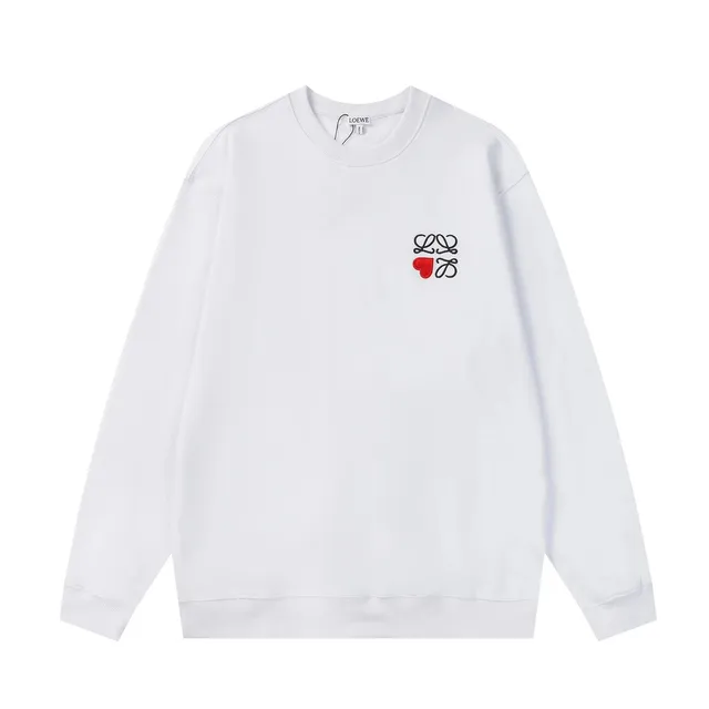 Loewe Crewneck Sweatshirt Anagram Heart Embroidery