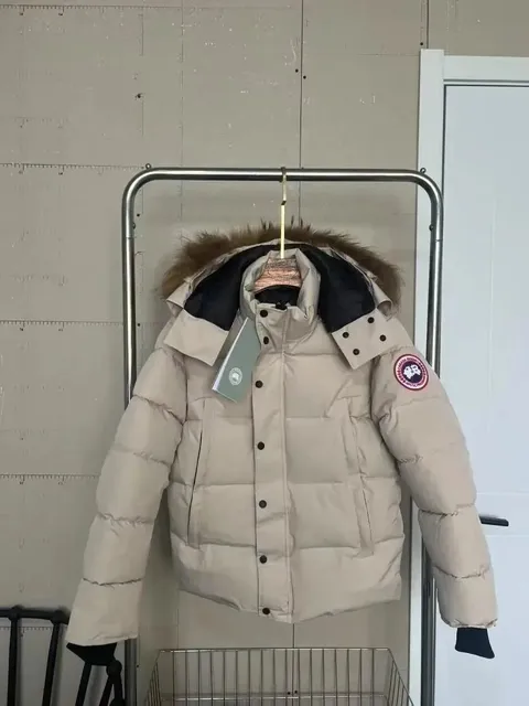 Canada Goose Puffer Jacket Arctic Tech with Fur Trim