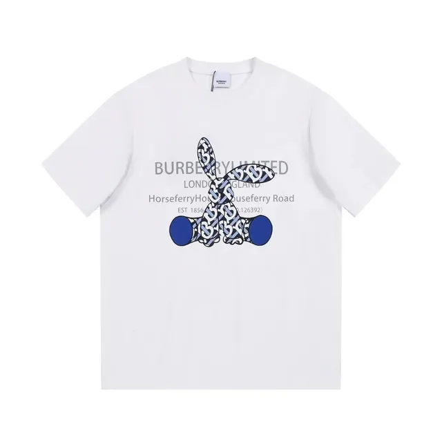 Burberry Graphic T-Shirt Monogram Rabbit Print