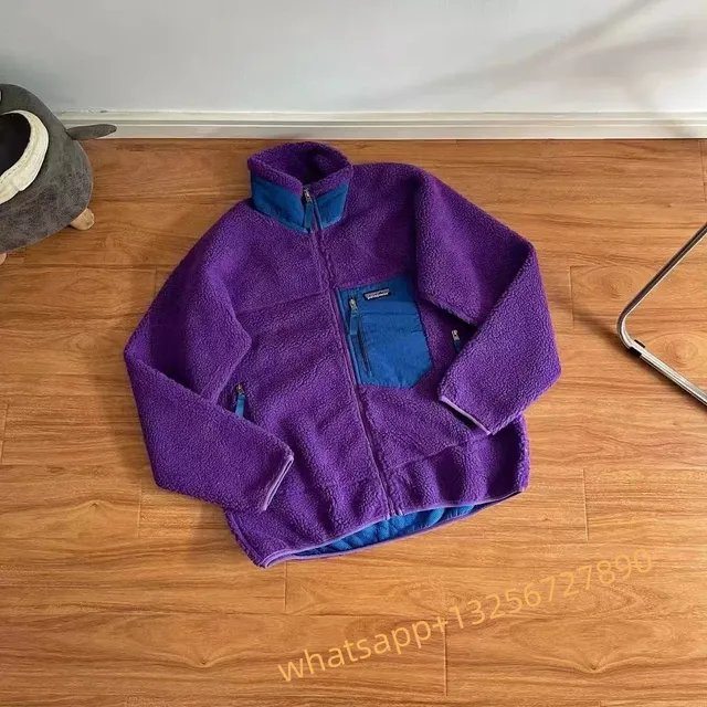 Patagonia Synchilla Snap-T Fleece Purple with Blue Accents