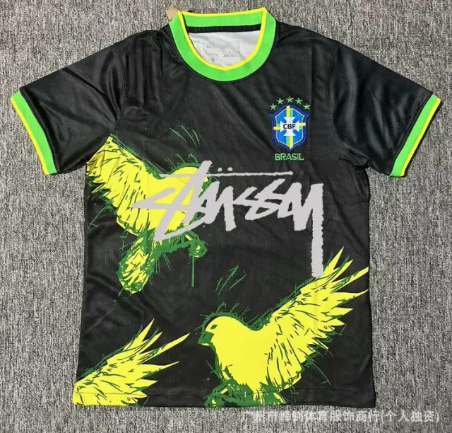 Stüssy × Nike Brazil CBF Jersey Stussy Graphic