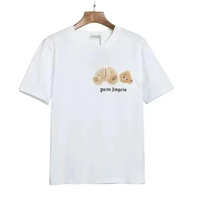 Palm Angels Graphic Tee Bear Embroidery