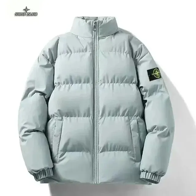 Stone Island Puffer Jacket Light Grey