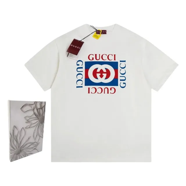 Gucci Graphic T-Shirt GG Logo Print