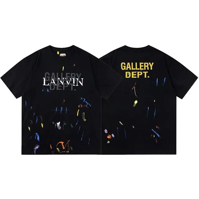 Paint Splatter Tee Gallery Dept. Logo Print