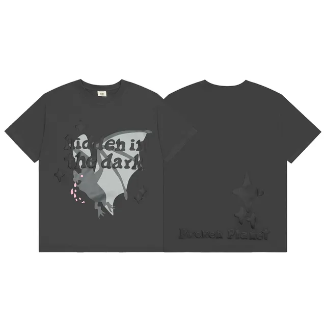 Broken Planet Graphic T-Shirt Hidden in the Dark