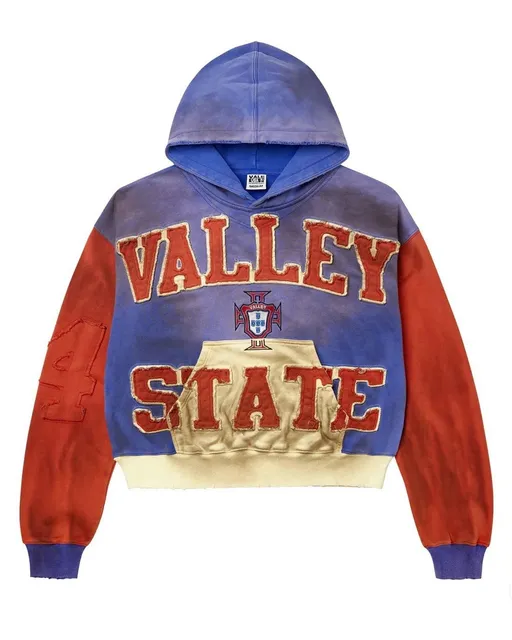 Valentino Hooded Sweatshirt Valley State Patchwork