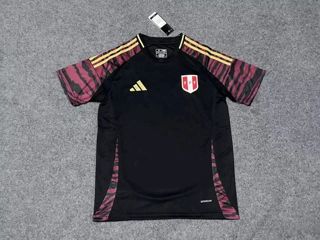 Adidas Peru National Team Training Jersey Tiger Stripe