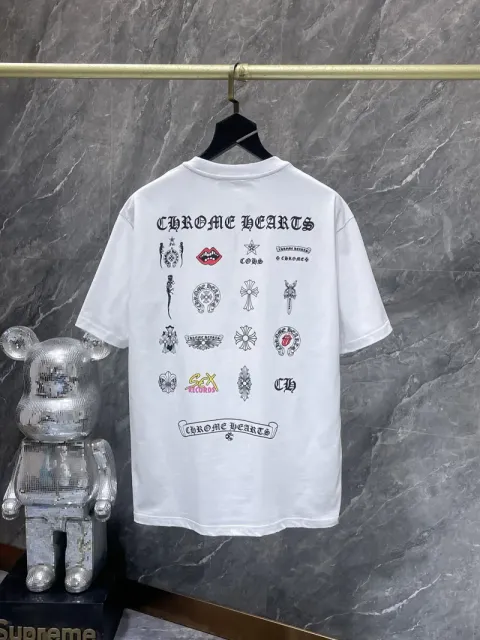 Chrome Hearts Graphic Tee Multi-Logo Print