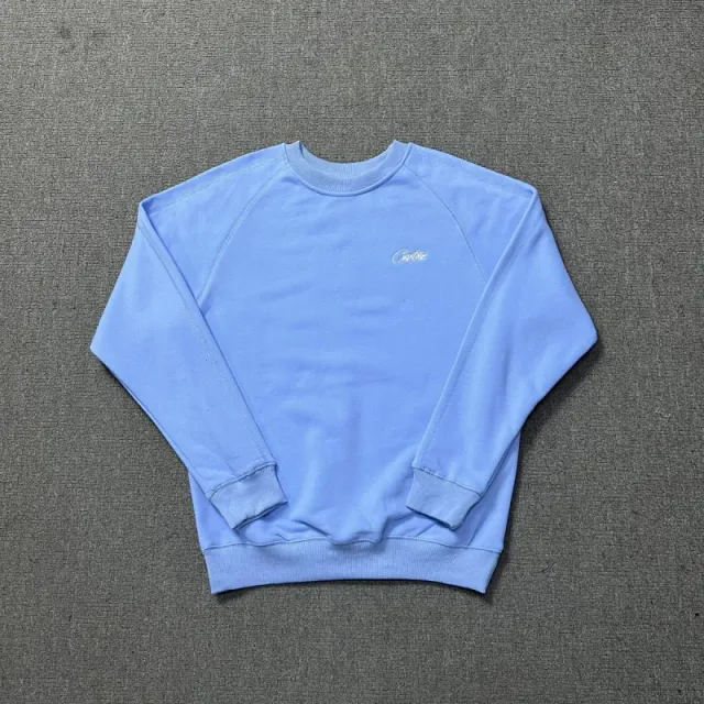 762 sky blue crew neck