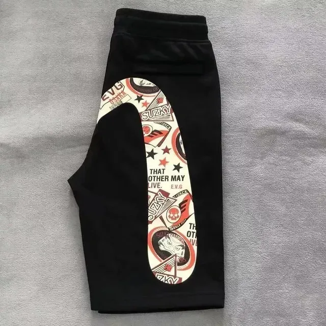 Evisu Track Pants EVG Graphic Panel