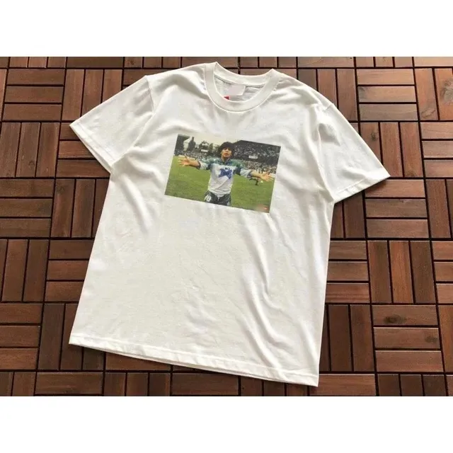 Supreme Photo Tee Maradona Print