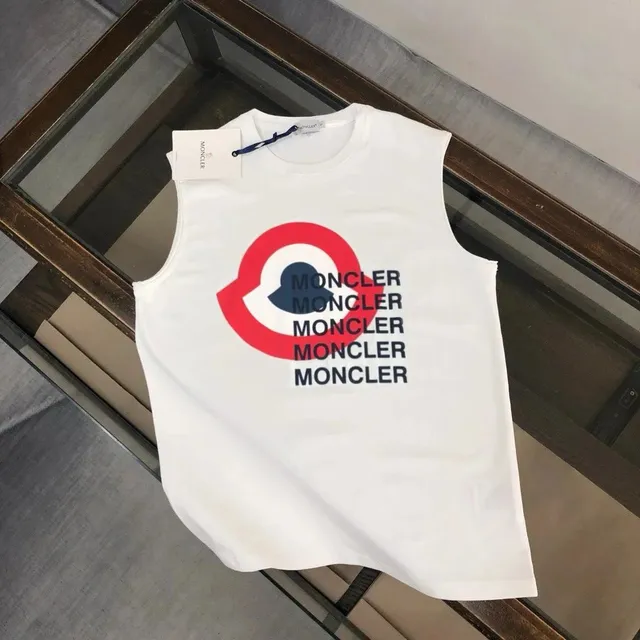 Moncler Logo Tank Top Repeat Logo Print