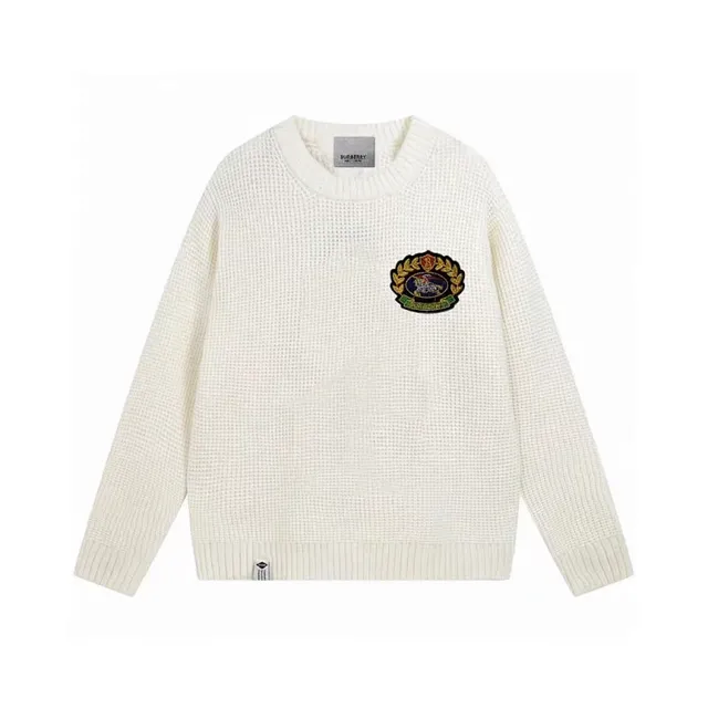 Balmain Knit Sweater Embroidered Crest