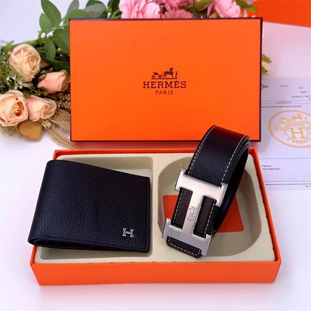 Hermès H Belt and Wallet Set