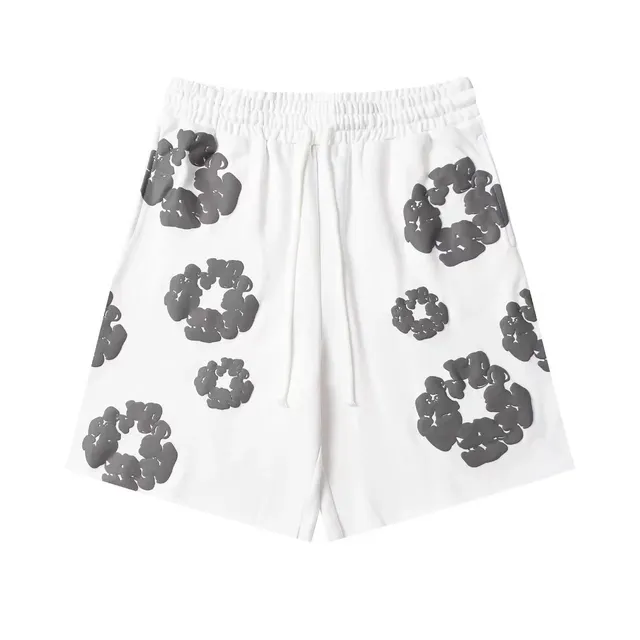 Balenciaga Printed Shorts Cloud Logo