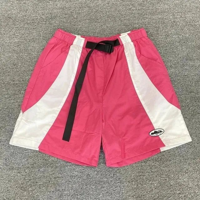 Corteiz Track Shorts Color-Block with Belt