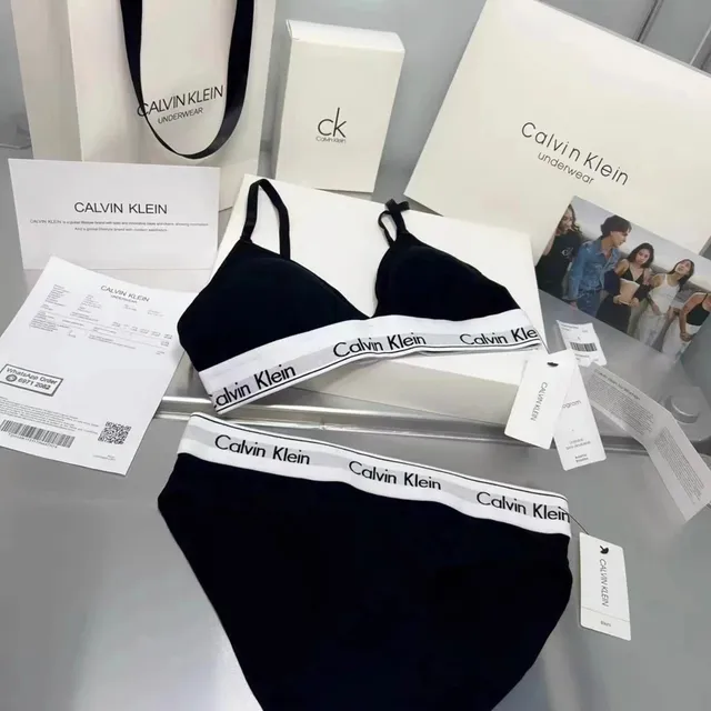 Calvin Klein Triangle Bra and Brief Set