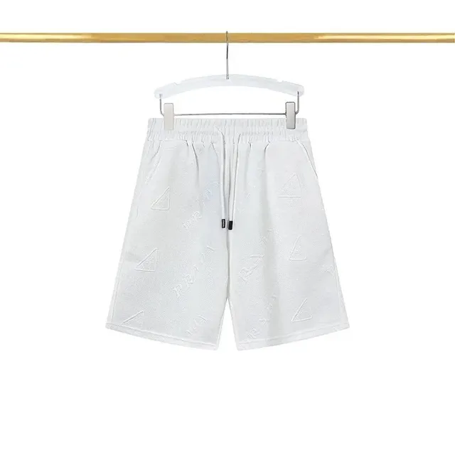 Embroidered Shorts Triangle Pattern