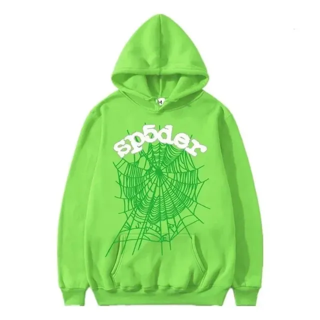 Sp5der Hoodie Spider Web Print