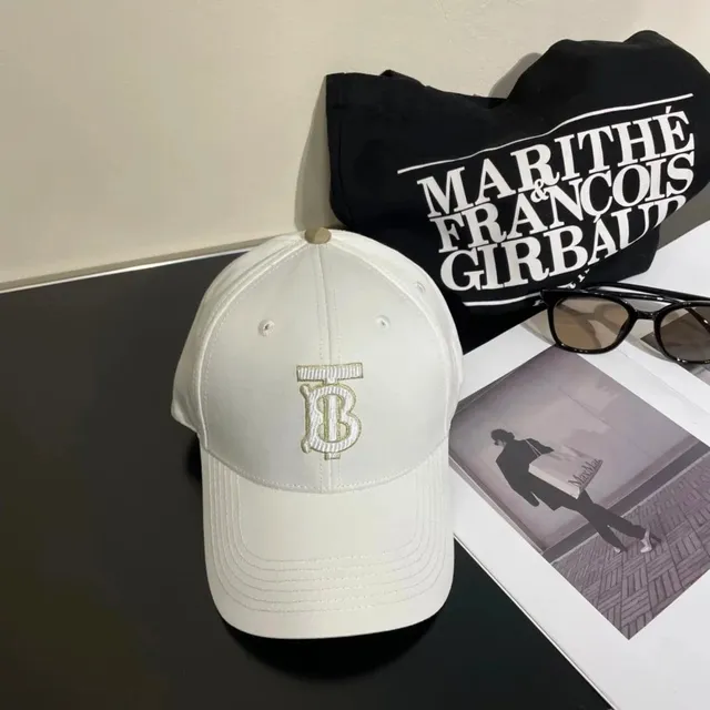 Burberry Baseball Cap Monogram Embroidery