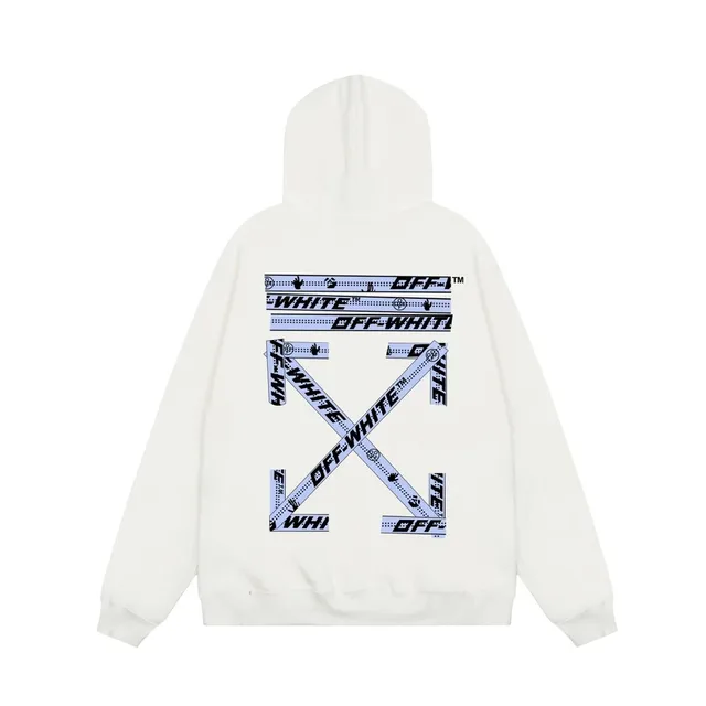 Off-White Hoodie Industrial Belt Print